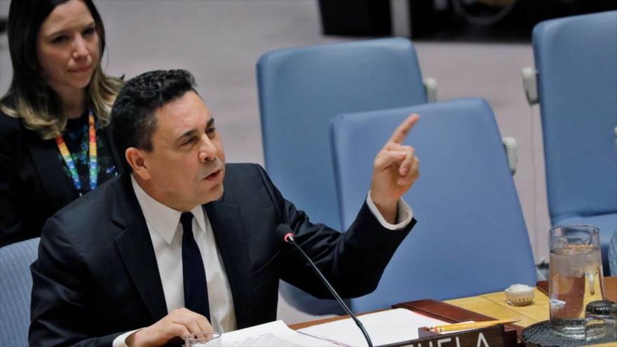 El embajador venezolano ante la Organización de las Naciones Unidas (ONU), Samuel Moncada.