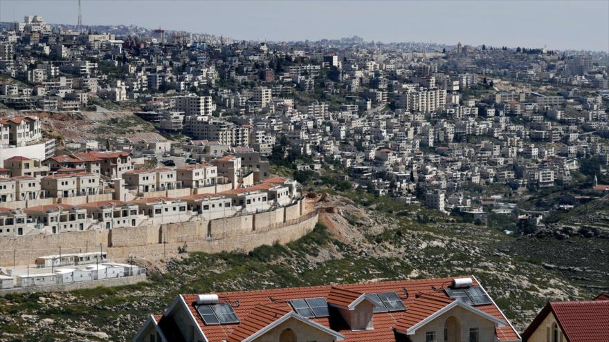 Vista general del asentamiento israelí de Efrat, en el sur de Beit Lahm (Belén), 12 de abril de 2019. (Foto: AFP)