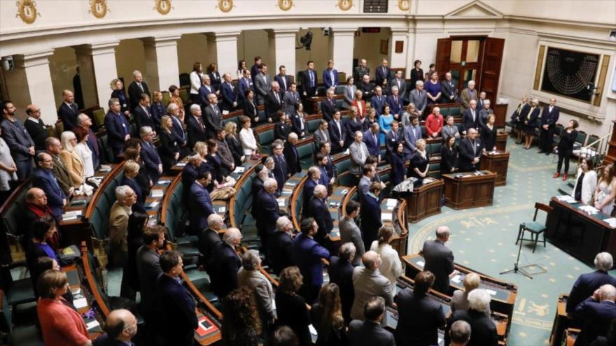 Una sesión del Parlamento de Bélgica. 