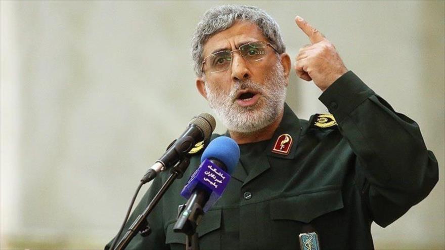 El comandante de la Fuerza Quds del Cuerpo de Guardianes de la Revolución Islámica (CGRI) de Irán, el general de brigada Ismail Qaani.