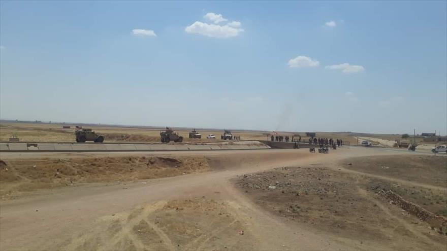 Vídeo: Ejército sirio intercepta convoy militar de EEUU en Al-Hasaka | HISPANTV