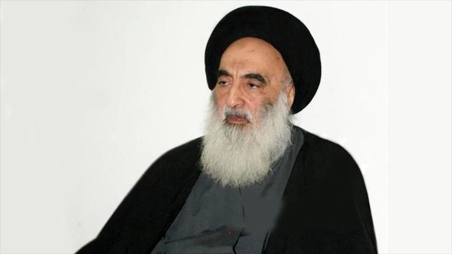El máximo clérigo chií de Irak, el ayatolá Seyed Ali Sistani.