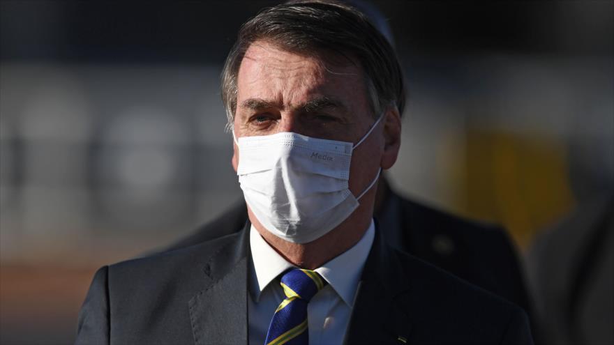 El presidente de Brasil, Jair Bolsonaro, 12 de mayo de 2020. (Foto: AFP)
