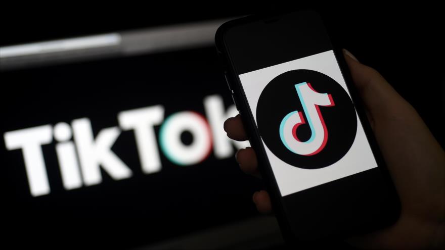 El logo de la aplicación china TikTok.