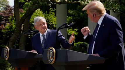 López Obrador visita a Trump y le agradece su trato con México