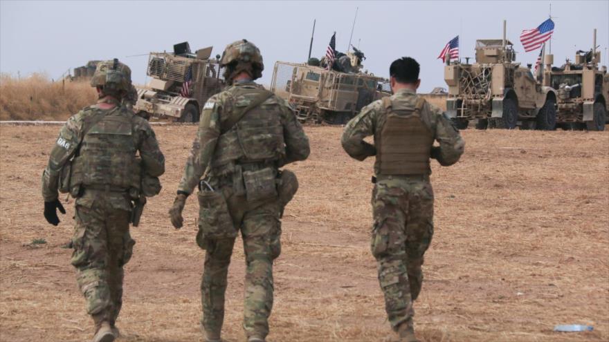 Un convoy militar de EE.UU. en el norte de Siria.