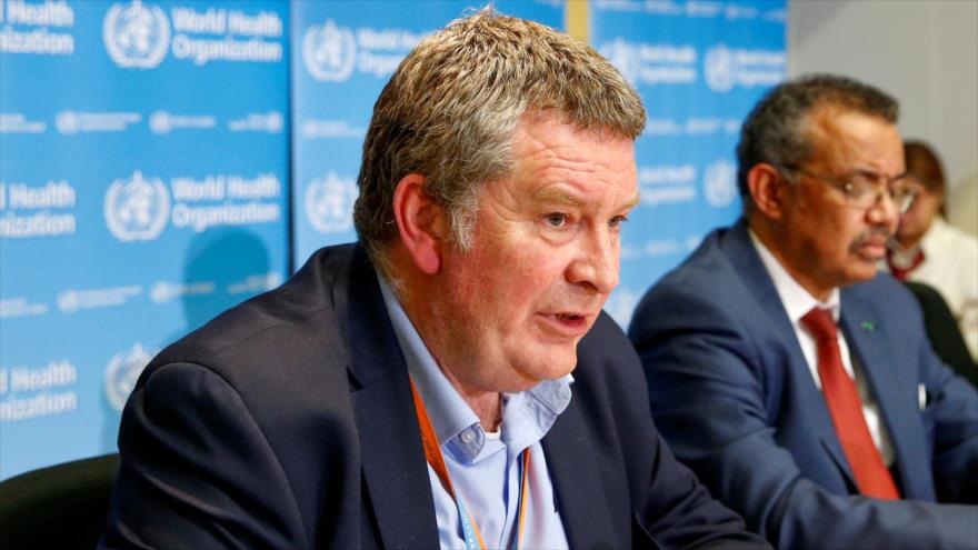 El director de Emergencias Sanitarias de la Organización Mundial de la Salud (OMS), Mike Ryan, ofrece una rueda de prensa.