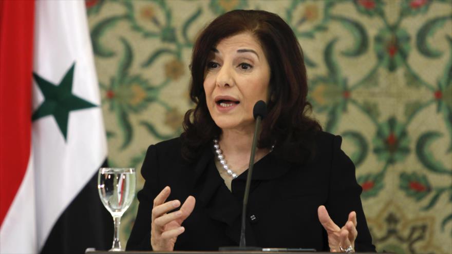 Buzaina Shaaban, la principal asesora del presidente sirio, Bashar al-Asad.