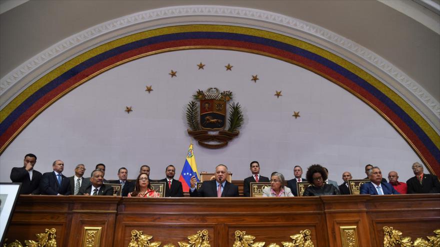 La Asamblea Nacional Constituyente (ANC) de Venezuela, 8 de enero de 2020. (Foto: AFP)