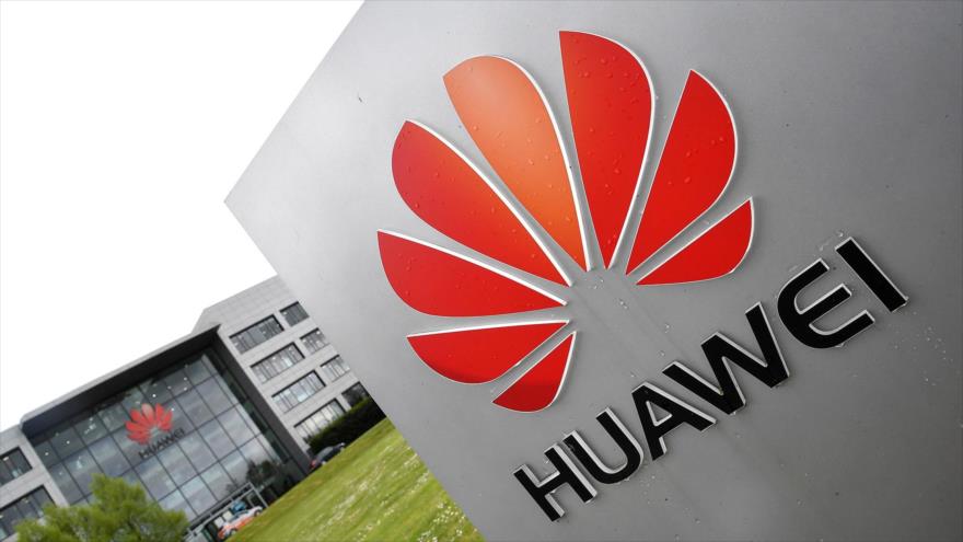 Oficina de la empresa china Huawei en la ciudad de Reading, el Reino Unido.
