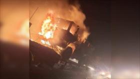 Vídeo: Atacan un convoy de suministros bélicos de EEUU en Irak