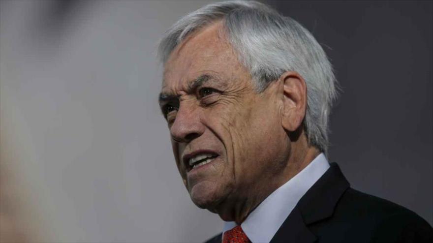 El presidente de Chile, Sebastián Piñera, durante un evento en Santiago (la capital), 6 de noviembre de 2019.