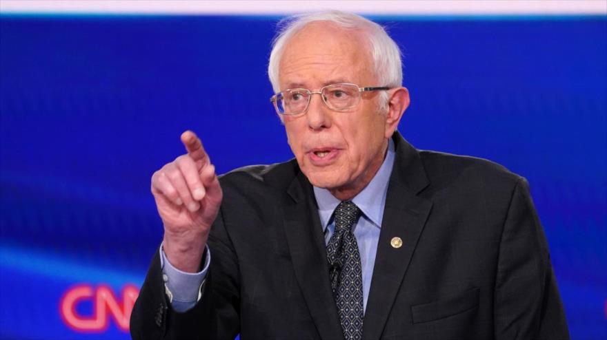 El senador demócrata y precandidato presidencial Bernie Sanders en una rueda de prensa en Washington (la capital), 15 de marzo de 2020. (Foto: Reuters)