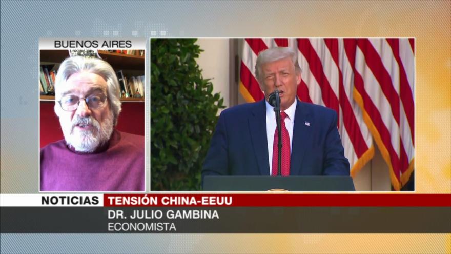 Gambina: Estados Unidos retrocede ante poder económico de China 