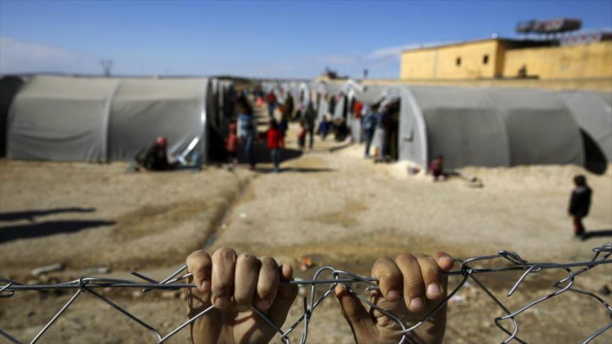 El campamento de refugiados de Rukban, en el sur de Siria.