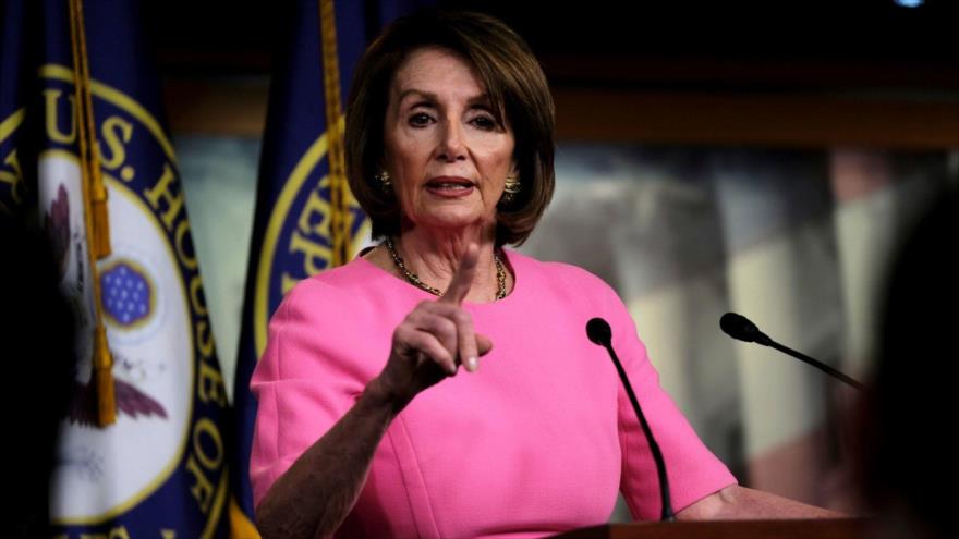 La líder demócrata Nancy Pelosi ofrece un discurso en Washington D.C., la capital, 23 de mayo de 2019. (Foto: Reuters)