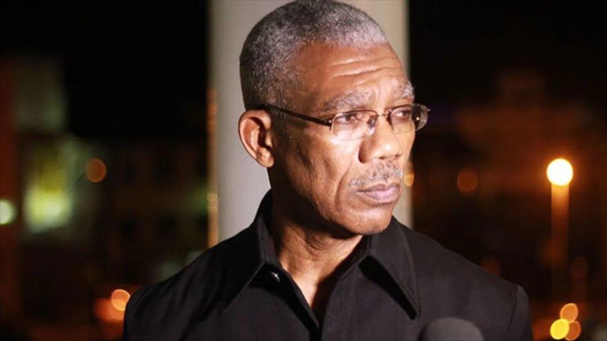El presidente de la República de Guyana, David Granger.