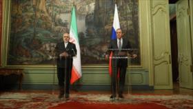 Zarif: Ni Irán ni Rusia toman en serio los comentarios de Bolton