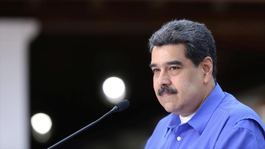 El presidente venezolano, Nicolás Maduro, ofrece discurso durante un evento en Caracas, 22 de junio de 2020. (Foto: Reuters)