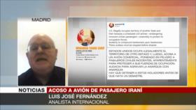 José Fernández: Acoso a avión iraní es otra provocación de EEUU