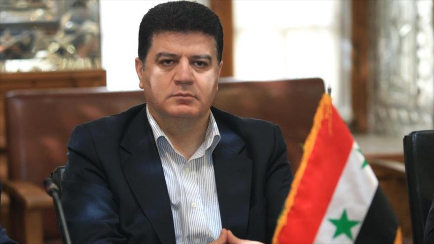 El embajador de Siria en Irán, Adnan Hasan Mahmud.
