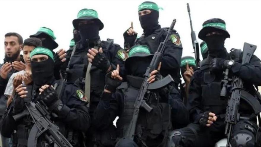 Integrantes del Movimiento de Resistencia Islámica de Palestina (HAMAS) en un funeral en Gaza, 6 de mayo de 2018. (Foto: Reuters)