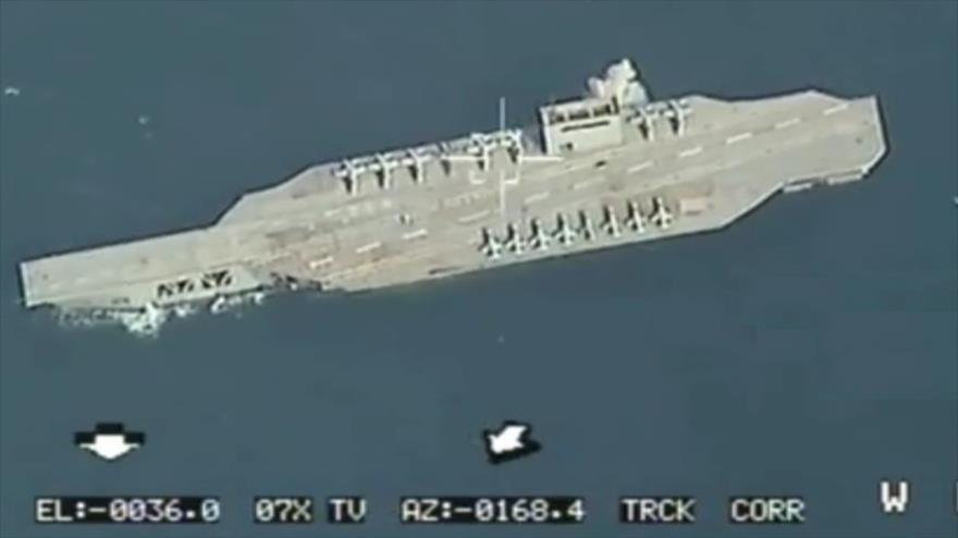 Vídeo: Irán simula destrucción de nave de EEUU en Golfo Pérsico