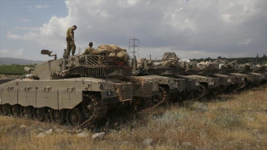 Israel despliega tanques en Golán por temor a un ataque de Hezbolá