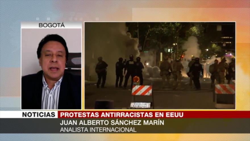 Sánchez Marín: Pueblo de EEUU sufre modelo de represión de Trump 
