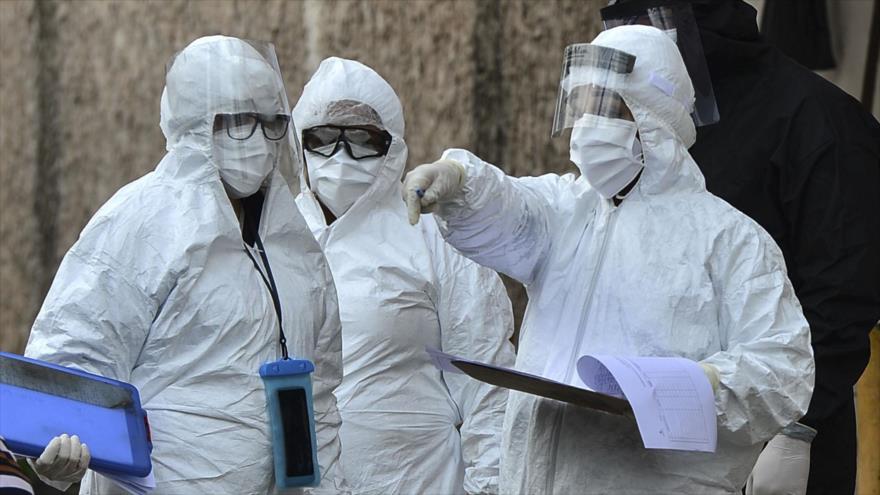 Personal médico organiza lugares gratuitos para pacientes infectados con la COVID-19 en Tegucigalpa, la capital de Honduras, 29 de junio de 2020. (Foto: AFP)