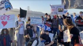 Vídeo: Protestas contra Netanyahu se extienden a EEUU y Europa