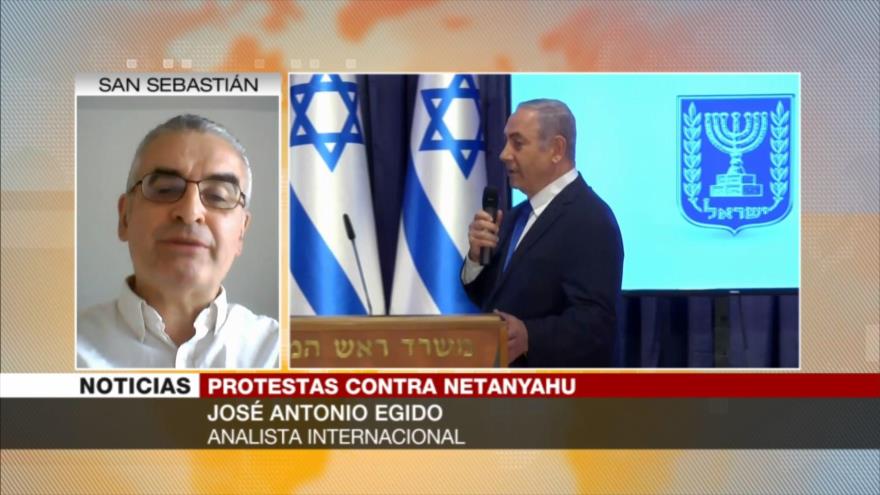 Egido: Netanyahu culpa a medios de protestas para tapar críticas