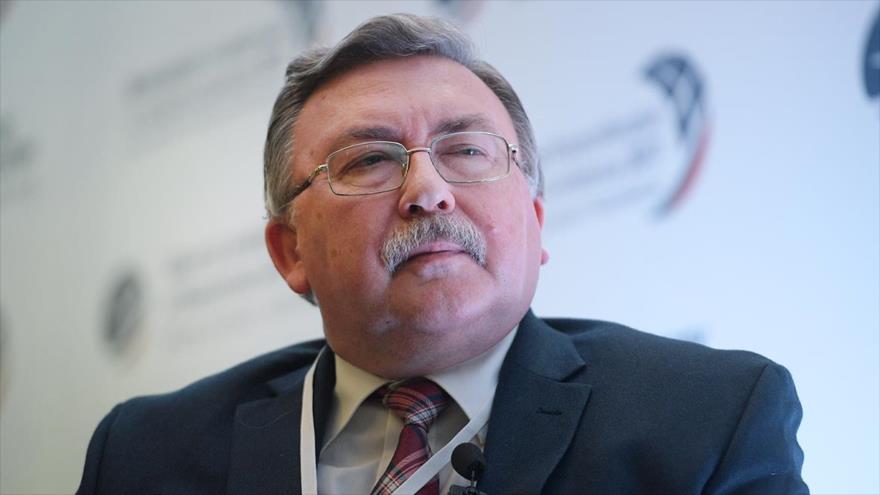 El representante permanente de Rusia ante las organizaciones internacionales radicadas en Viena (capital de Austria), Mijaíl Uliánov.