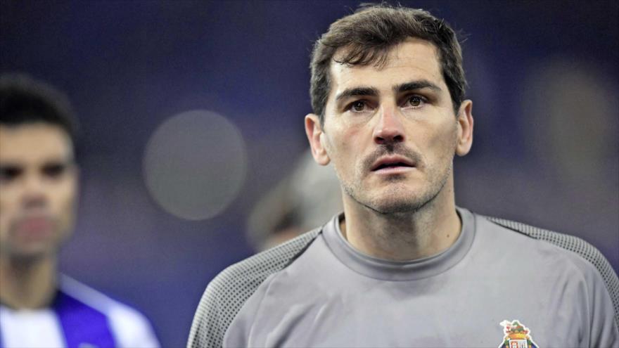 Iker Casillas, en un partido entre el Oporto y la Roma en febrero de 2019.