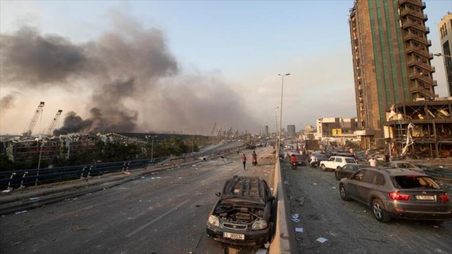 Tres días de luto y estado de emergencia de dos semanas en Beirut | HISPANTV