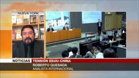 Quesada: Trump desvía atención de problemas, sancionando a China 