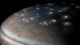 Vídeo: NASA muestra relámpagos superficiales en Júpiter