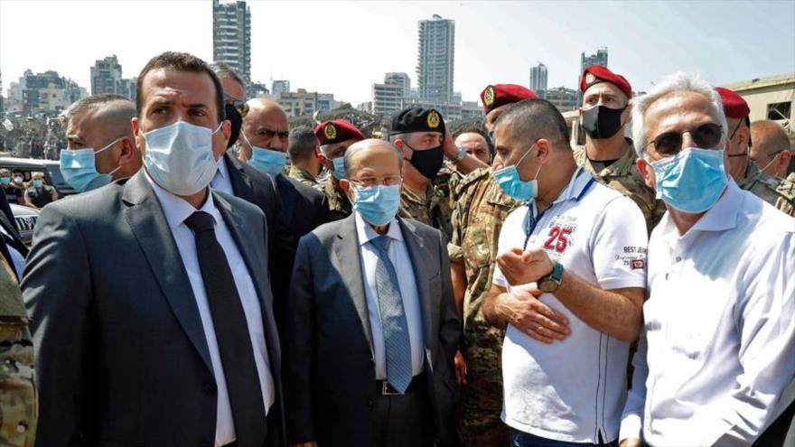 Aoun rechaza investigación internacional sobre explosión de Beirut | HISPANTV