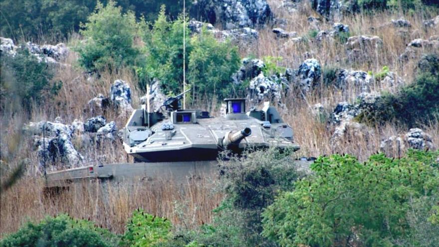 Tanques israelíes cruzan frontera libanesa en una maniobra militar | HISPANTV
