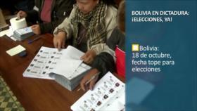 PoliMedios: Bolivia en dictadura; ¡Elecciones, ya!