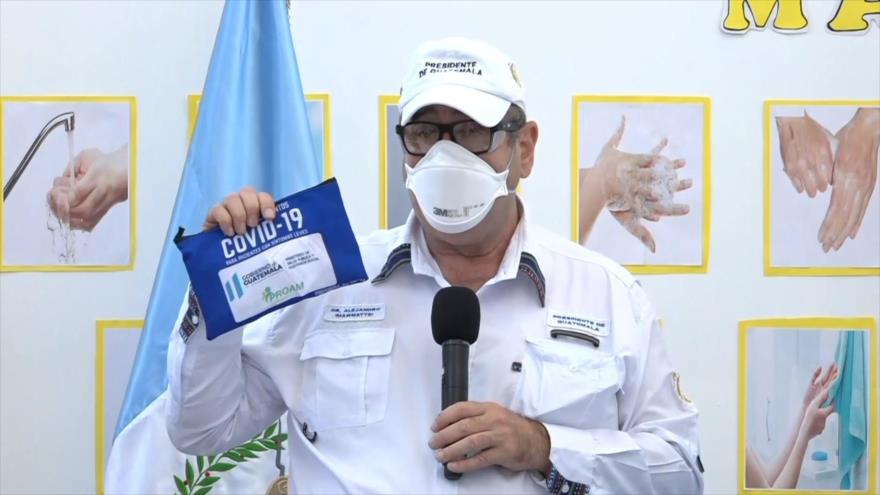 Guatemala distribuye kits para pacientes leves de COVID-19