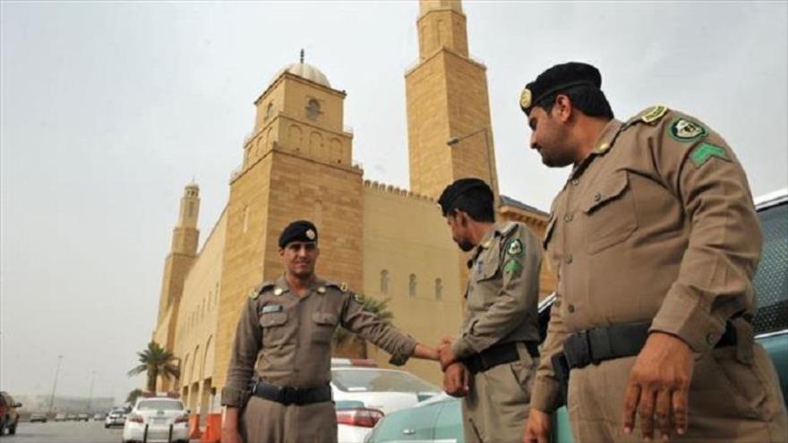 Las fuerzas de seguridad de Arabia Saudí en Riad, la capital.