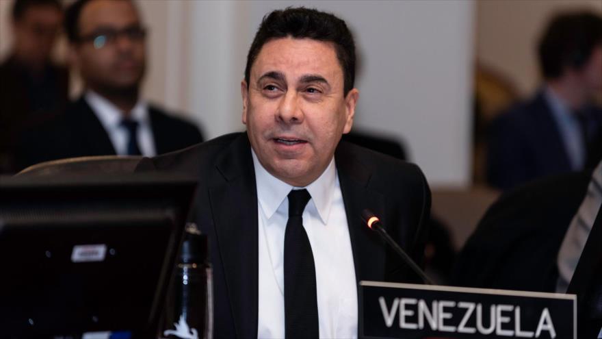 El embajador venezolano ante la Organización de las Naciones Unidas (ONU), Samuel Moncada.