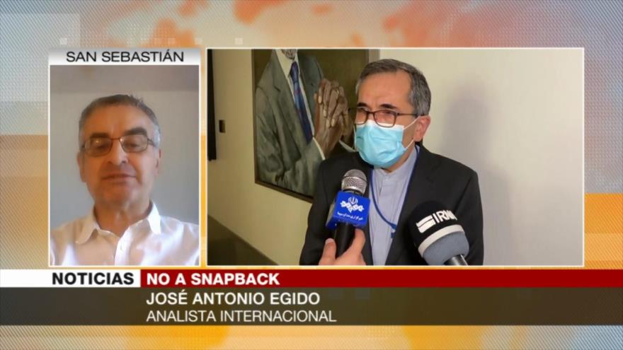 Egido: EEUU no puede reactivar legalmente las sanciones a Irán