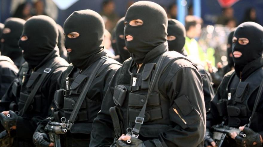 Un desfile de las fuerzas especiales de Irán. 