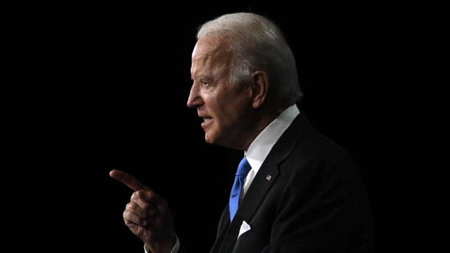 El candidato presidencial demócrata Joe Biden, durante una rueda de prensa en Wilmington, EE.UU., 20 de agosto de 2020. (Foto: AFP)