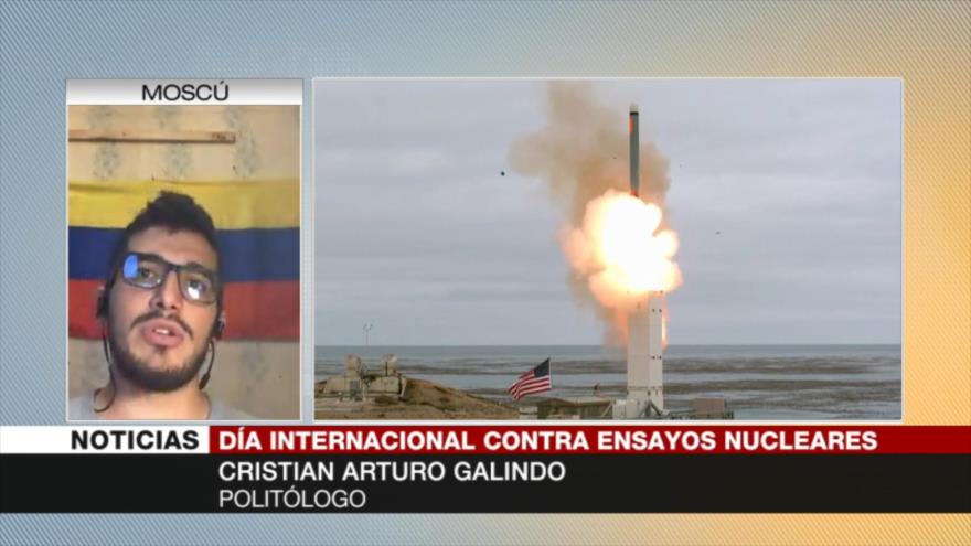 Galino: EEUU busca generar miedo con sus armas nucleares