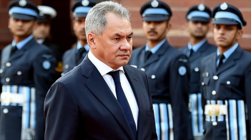 El ministro de Defensa de Rusia, Serguéi Shoigu.