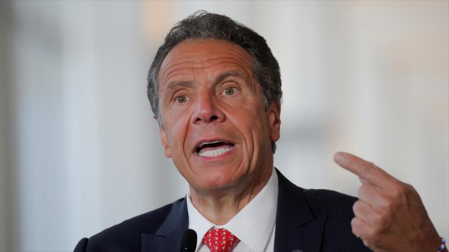 El gobernador de Nueva York (EE.UU.), Andrew Cuomo, ofrece un discurso en la ciudad, 10 de junio de 2020. (Foto: Reuters)