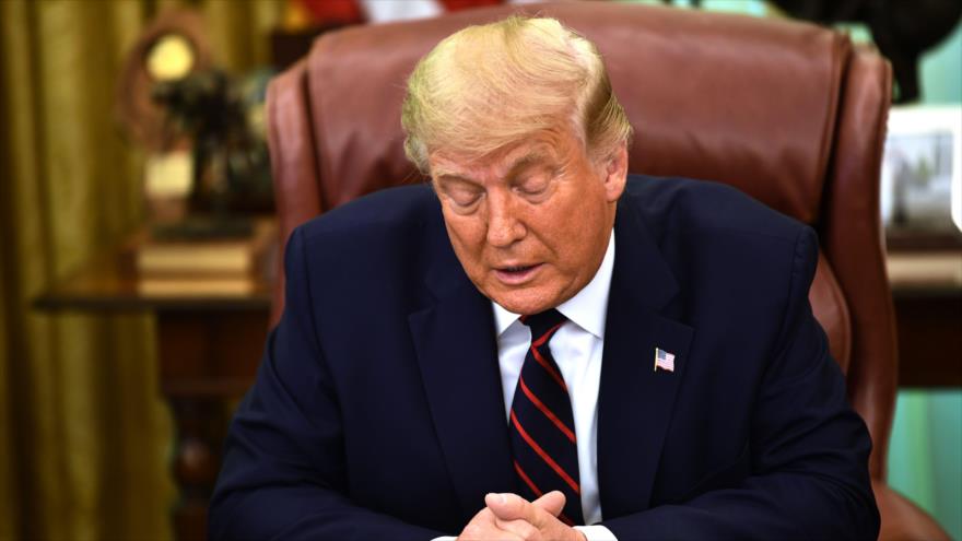 El presidente de EE.UU., Donald Trump, en la Oficina Oval de la Casa Blanca, en Washington, 4 de septiembre de 2020. (Foto: AFP)